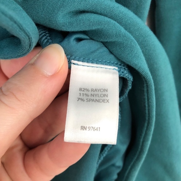 J. Jill Wearever Teal Blazer Women's Size MP Relaxed Fit - Picture 9 of 14